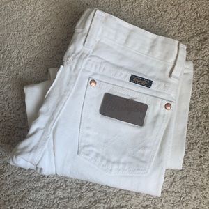 Wrangler girl white jeans 8 reg